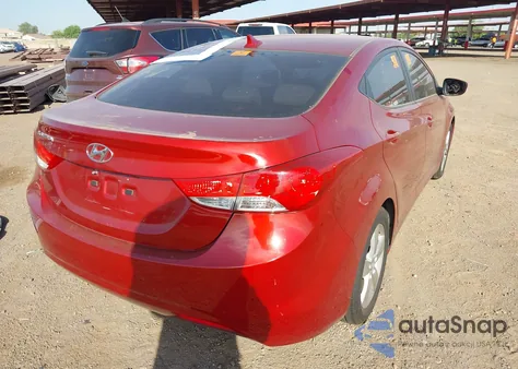 2012 Hyundai Elantra Gls (Ulsan Plant) z USA, uszkodzony, nr VIN KMHDH4AE1CU279298